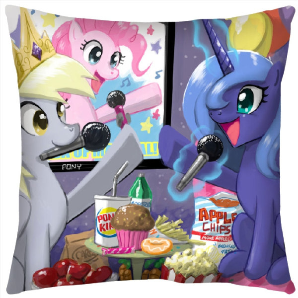 My little Pony Luna and Derpy pillow 40x40 cm